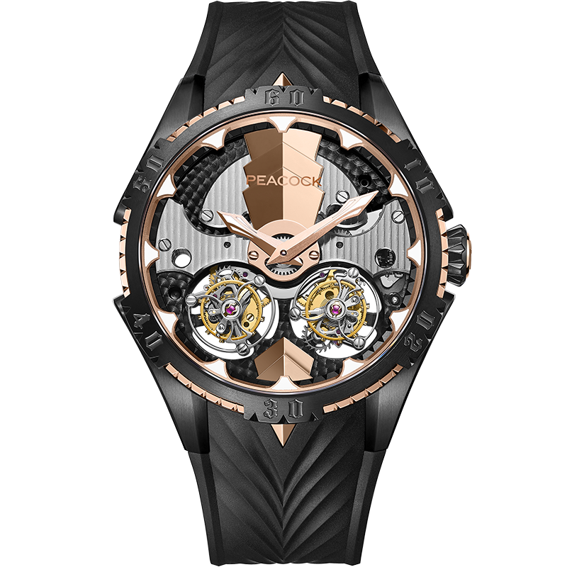 PEACOCK Dual Tourbillon Plume Monarch