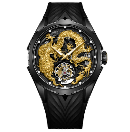 PEACOCK 24K Gold Year of the Dragon