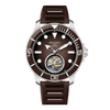 PEACOCK Ocean Wing Tourbillon Diving Watch - COFFEE BROWN