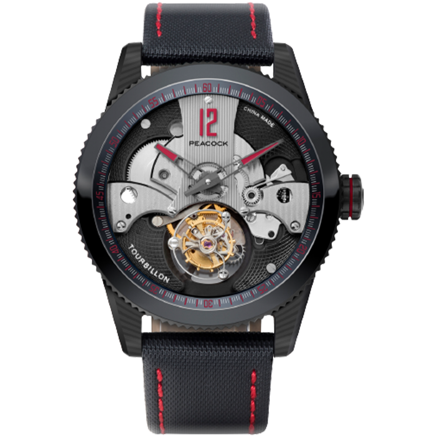 PEACOCK Pathfinder Tourbillon Watch